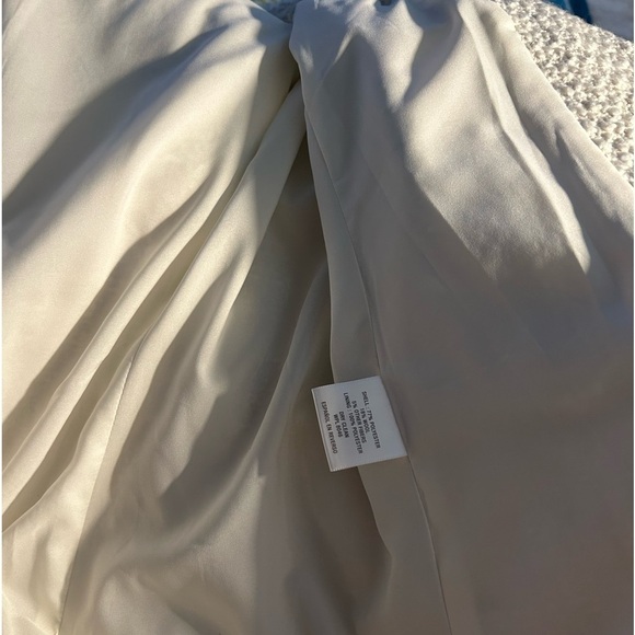 Maison Jules Womens White And Gold Boucle Blazer Size Large - Picture 9 of 15